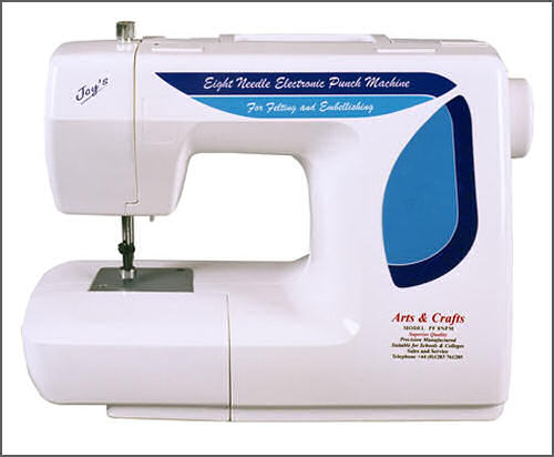 Serger sewing machine threading target